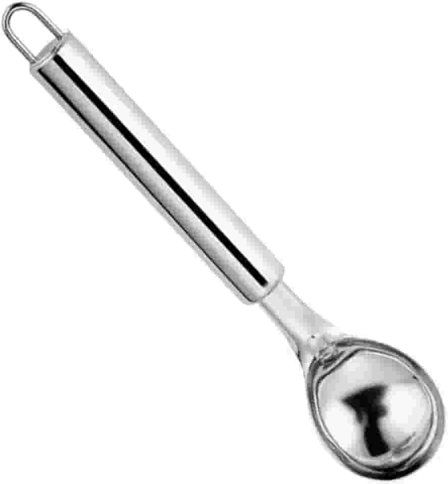 Pegador de Sorvete Sobremesa Colher Concha Solta Facil Pratico (Inox/Inox)