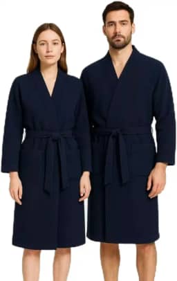 Roupão de Banho Atoalhado Unissex Adulto – Manga Longa, Cores, Macio e Confortável para Homem e Mulher