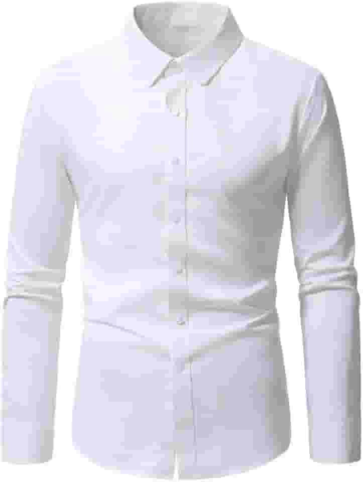 Camisa Social Masculina Slim Fit Manga Longa