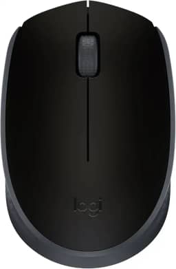 Mouse sem fio Logitech M170 com Design Ambidestro Compacto, Conexão USB e Pilha Inclusa - Preto