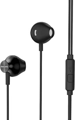 PHILIPS, Fone de Ouvido com Microfone, TAUE101BK/00, Com fio de 1,2 metros, intra-auricular, Preto