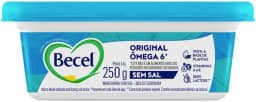 Margarina Sem Sal Becel 250g Omega 6 Zero Lactose Vitamina A e E