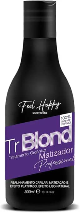 Escova Progressiva Sem Formol Blond Loiro 300ml Feel Happy