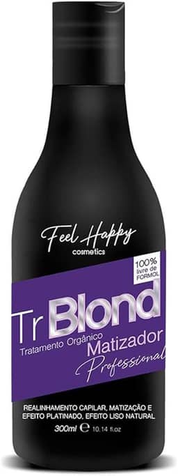 Escova Progressiva Sem Formol Blond Loiro 300ml Feel Happy