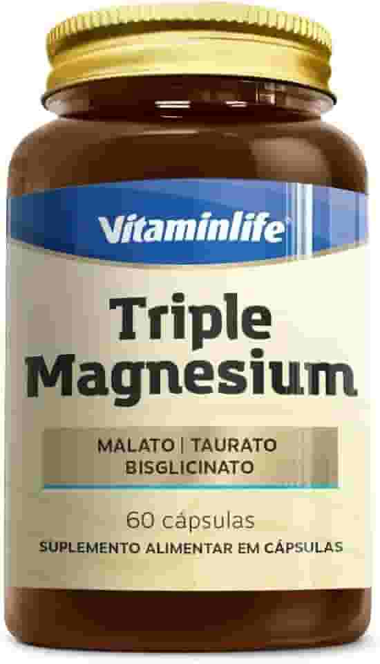Vitaminlife Triple Magnesium 260Mg (Malato + Taurato + Bisglicinato) 60 Cáps
