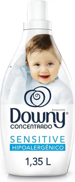 Downy Sensitive Hipoalergênico - Amaciante Concentrado para Roupa de Bebêm 1, 35L
