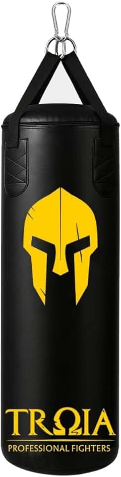 Saco de Pancada TROIA 90CM VAZIO - Artes Marciais - Adulto - Preto