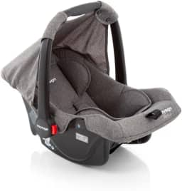Voyage Bebê Conforto Infantil para Carro Beta, Cinto 3 Pontos, Capota Removível Grupo 0+ (Até 13kgs), Cinza Mescla