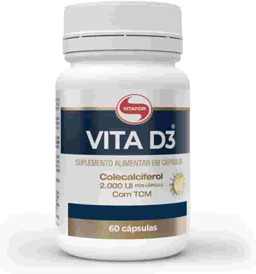 Vita D3 Vitamina D 60 Cápsulas Vitafor