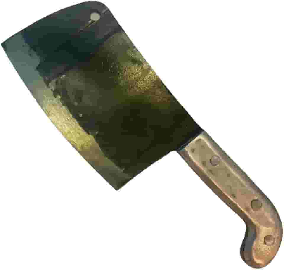 Cutelo Artesanal Com Lâmina De Aço Faca Cozinha Churrasco