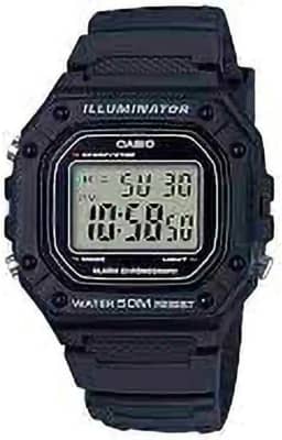 Relógio de Pulso Masculino Casio Digital Preto W-218H-1AVDF