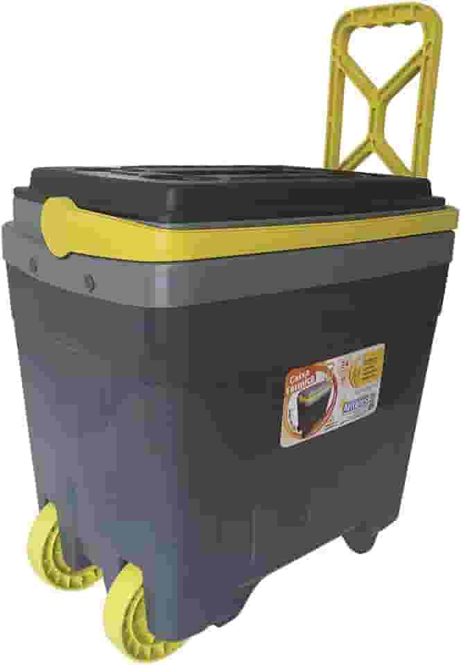 Caixa Térmica, 34 Litros, com Rodinha, Cinza - Antares