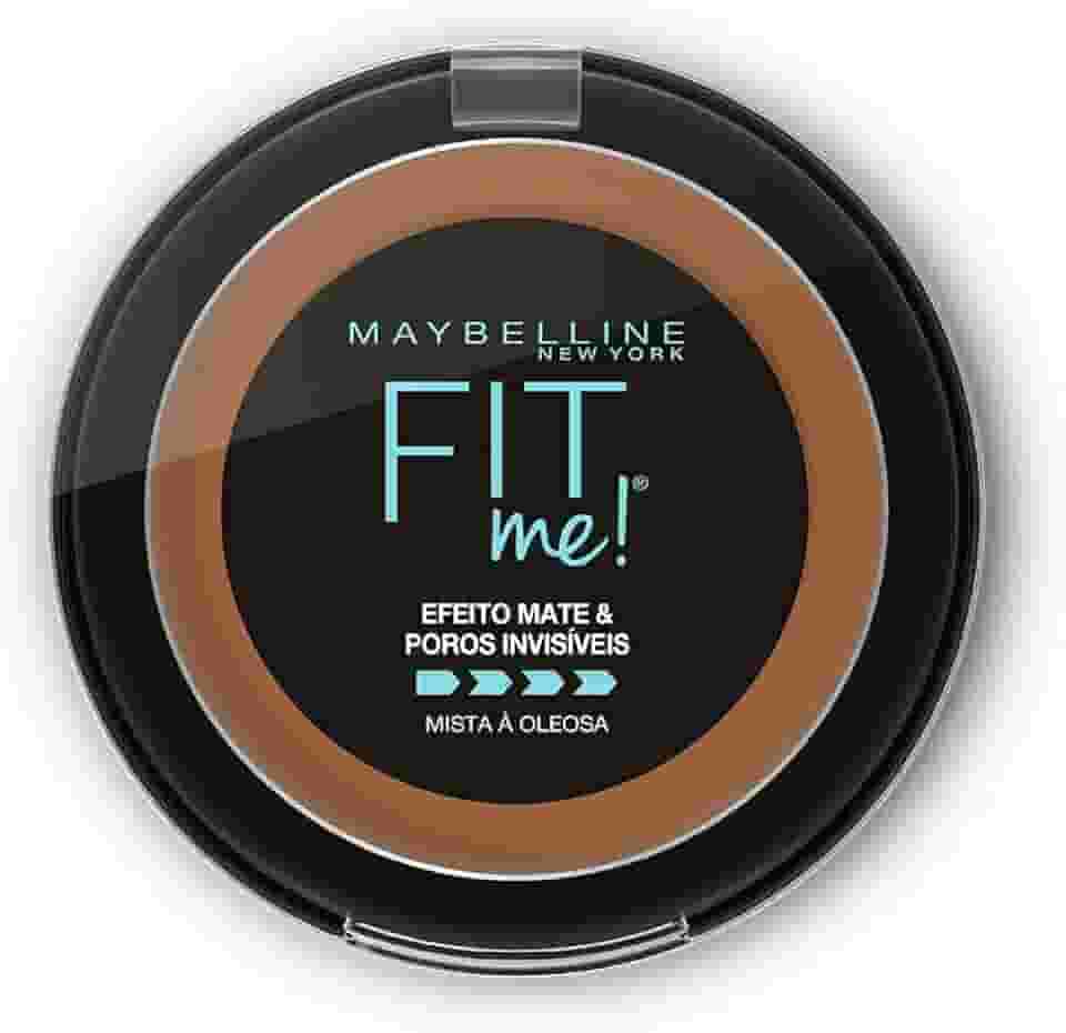 Maybelline NY Pó compacto Efeito Mate e Poros Invisíveis Fit Me Marrom Neutro N10