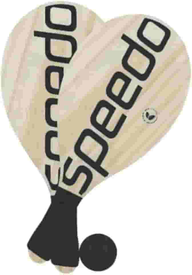 Kit Frescobol Speedo 2 Raquetes e 1 bola - lazer praia ar livre