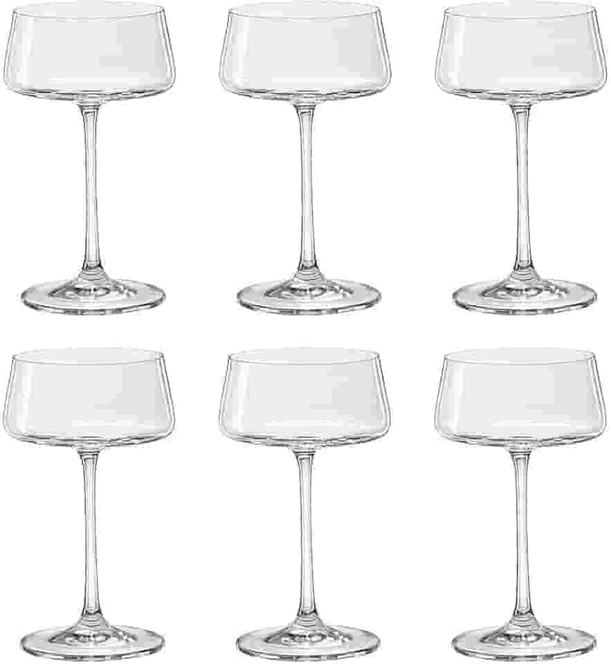 Taças para Espumante Vinho Coquetel Champagne em Cristal Bohemia Sommelier (220ml, Coquetel)