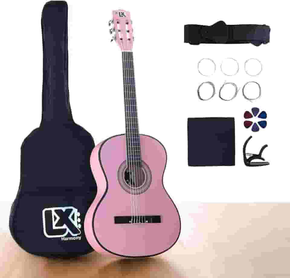 Violão Clássico Acústico 38” para Iniciantes - Kit Completo