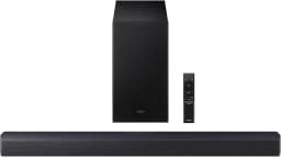 Samsung Barra de som da série B HW-B550F 2,1 canais DTS Virtual:X Soundbar com subwoofer (modelo 2025), modo de aprimoramento de voz, aumento de graves, som adaptável