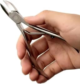 Genérico Alicate de Cortar Unha Curvo Aço Inox 10 CM