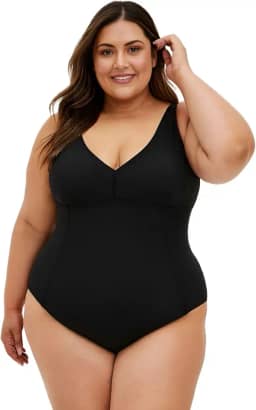 Maiô Cavado Plus Size Sem Bojo Mar Academia Roupa De Banho