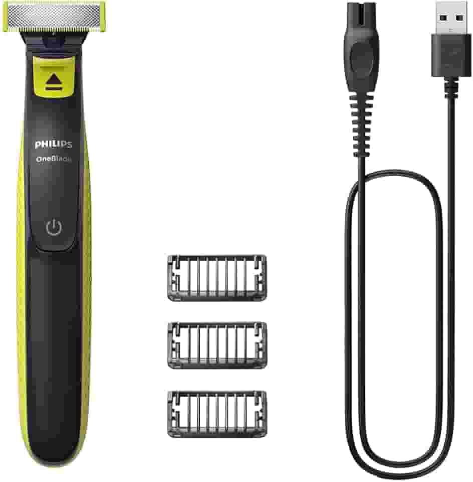 Aparador e Raspador de Pelos Philips OneBlade com 3 Pentes QP2724/10 À prova d'água - Bivolt