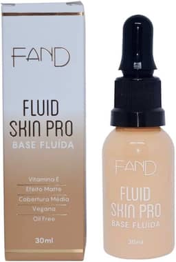 Base Fluid Skin Pro Fand Makeup 30ml Escolha a Cor (01)