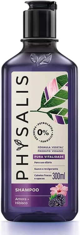 PHYSALIS Shampoo Vegano Physalis Pura Vitalidade 300Ml