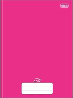 Tilibra - Caderno Brochura Capa Dura 1/4 D+, 96 Folhas, Rosa