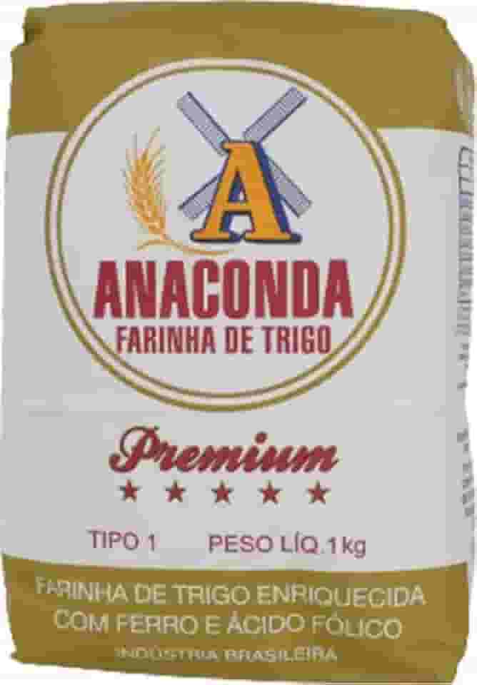 Farinha de Trigo Tipo 1 1Kg Anaconda Premium