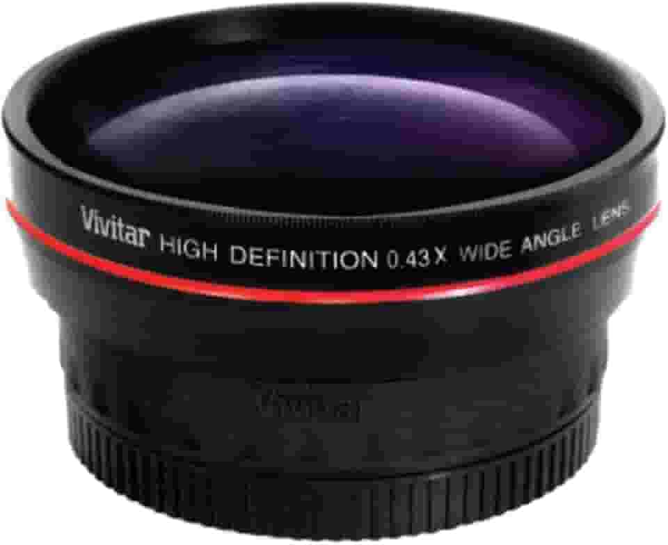 Vivitar Lente grande angular profissional de 52 mm 0,43 X com macro
