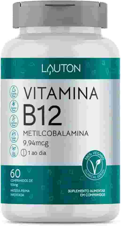 Vitamina B12 Metilcobalamina 9,94mcg - 60 Cps - Lauton
