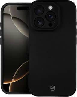 Gshield Capa Case Capinha Silicon Premium com Interior em Microfibra Antiderrapante Proteção Contra Impressão Digital, Arranhões, Quedas e Impactos para (Preta, iPhone 16 Pro)