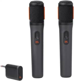 JBL, Microfone Sem Fio, PartyBox Wireless Mic, Par com Receptor - Preto