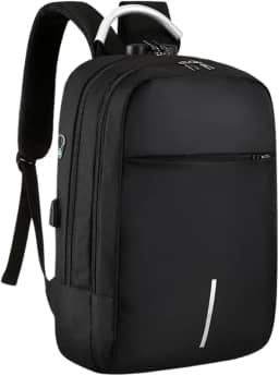 Mochila Executiva Impermeável Usb Senha Resistente Compacta (Preto)