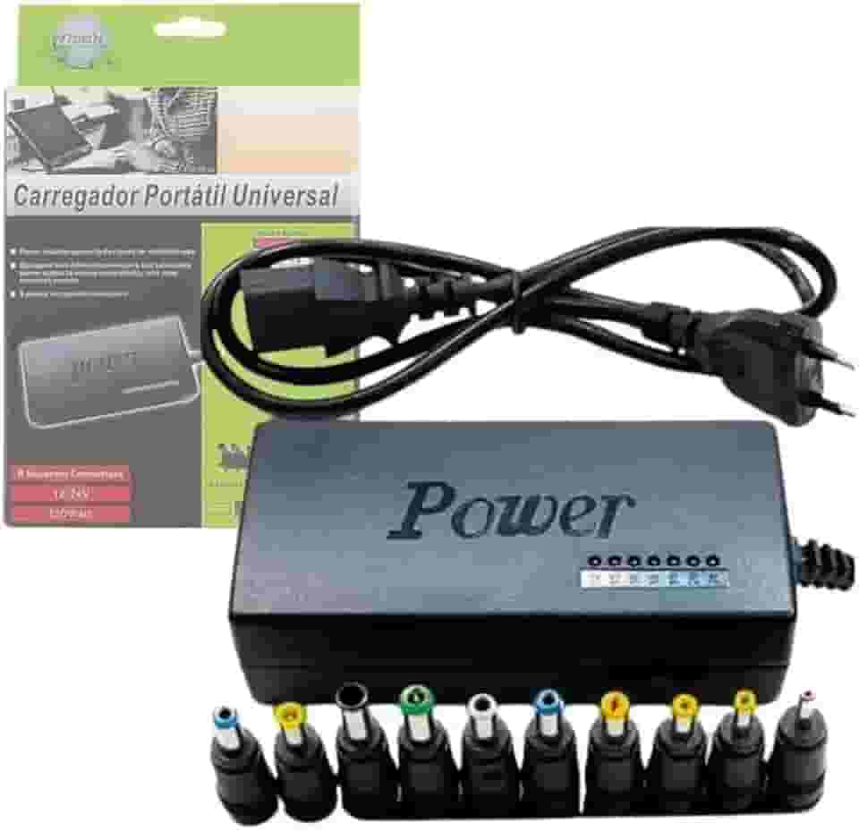 Carregamento Universal 150W Com 9 Adaptadores DC Intercambiáveis E Entrada AC 110 E 220 Volts
