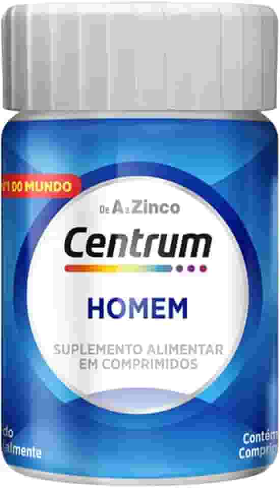 Centrum NOVO Homem Multivitaminico Diário com Magnésio, Vitamina D e Vitamina B12, 30 Comprimidos