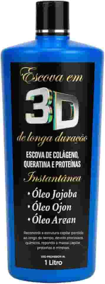 Escova Progressiva 3D Profissional 1000ml | Liso Absoluto