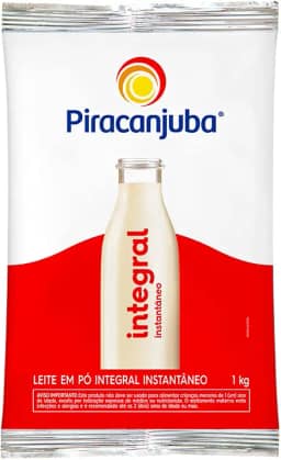 Piracanjuba Leite Em Pó Integral Instantâneo 1Kg