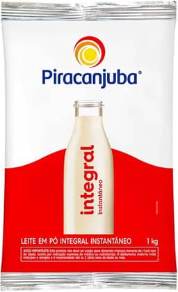 Piracanjuba Leite Em Pó Integral Instantâneo 1Kg