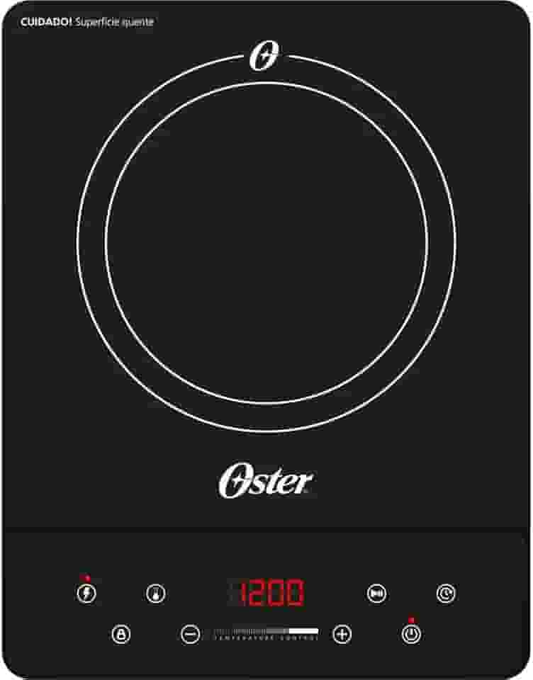 Cooktop de Indução 1 Boca Oster Touch Screen Portátil - 127V