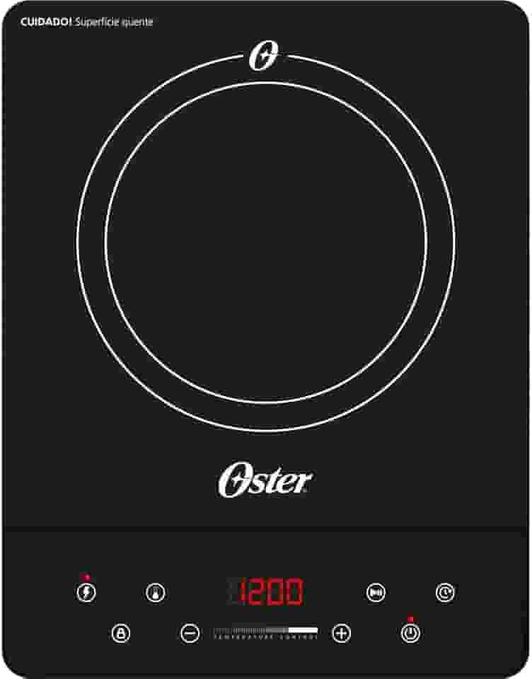 Cooktop de Indução 1 Boca Oster Touch Screen Portátil - 127V