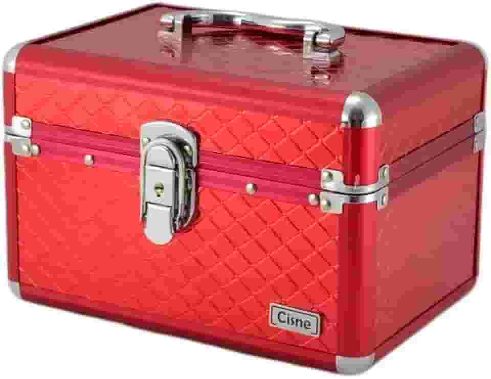 Maleta Vazia para Maquiagens, Cosméticos e Jóias Ruby's (Vermelha)