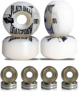 Roda para Skate Black Sheep 51mm Branca Dureza 90a com Rolamentos ABEC-5
