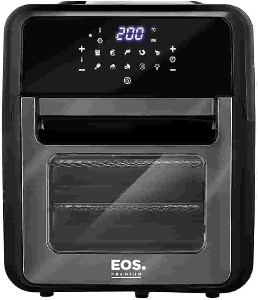 Fritadeira Sem Óleo Air Fryer EOS Premium 12L Digital Touch Titanium EAF12T 220V