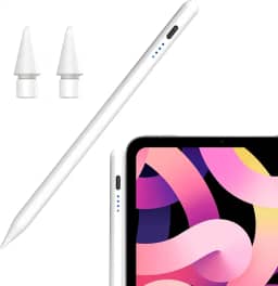 Caneta Stylus Touch Screen Recarregável Ponta Fina 1.5mm Para iPad Tablet Celular Android iOS USB Compatível Notebooks Desenho Escrita Ilustração Alta Precisão Carga Rápida Premium