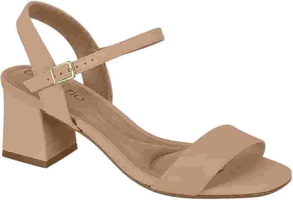 Sandália Feminina Beira Rio – Fivela, Salto Bloco, Conforto, Leve e Uso Diário – Moderna e Elegante