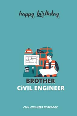 civil engineer notebook: A notebook gift for a civil engineer brother(6 * 9, dotted notebook, 100 pages, high quality)