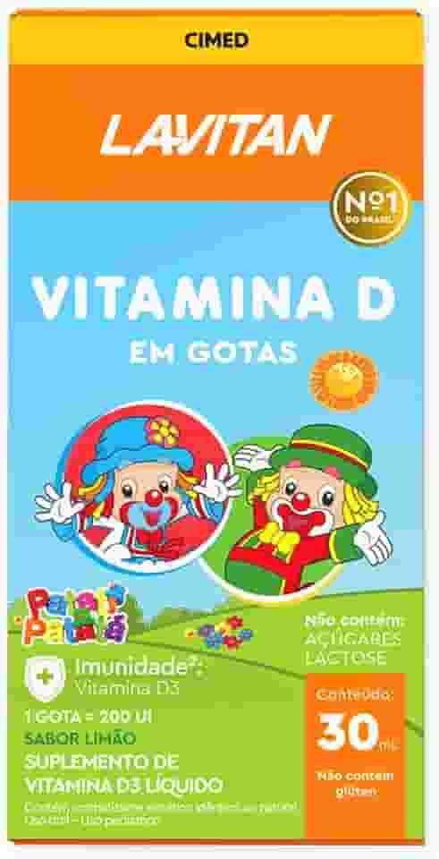 LAVITAN VIT-D SOL OR FR 30ML, Laranja, Pequeno