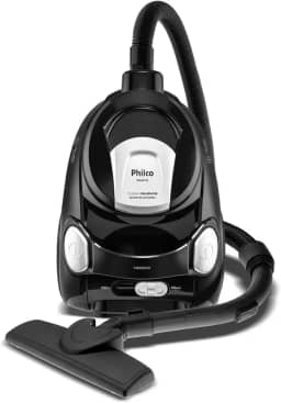 Aspirador de Pó Philco 1800W 2,2L Super Silencioso com Filtro Hepa PAS70 Preto 220V