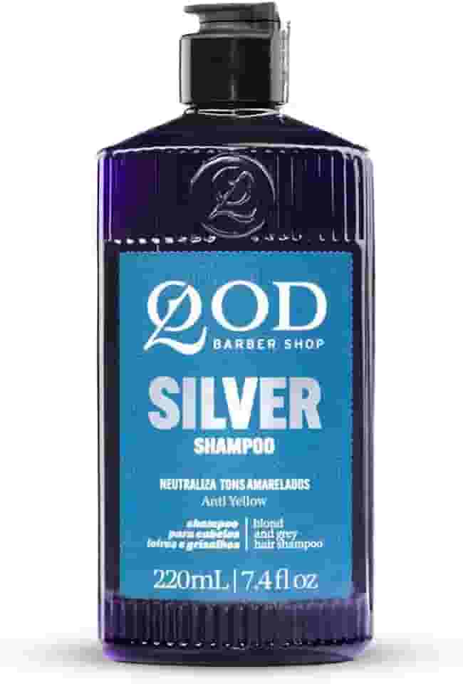 QOD Barber Shop - Shampoo para Cabelos Loiros e Grisalhos Silver Boost - 220ml