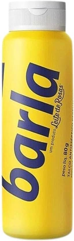 Leite de Rosas Talco Antisséptico 80G Tradicional Unit Barla